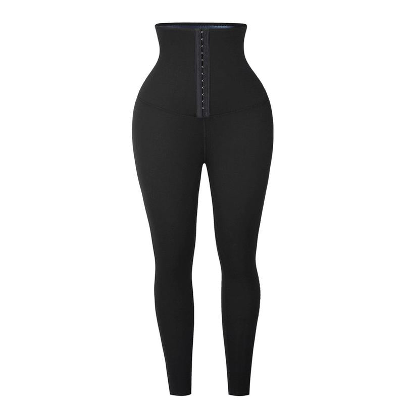Leggings Tummy Control Sweatpants Blue Neoprene Leggings